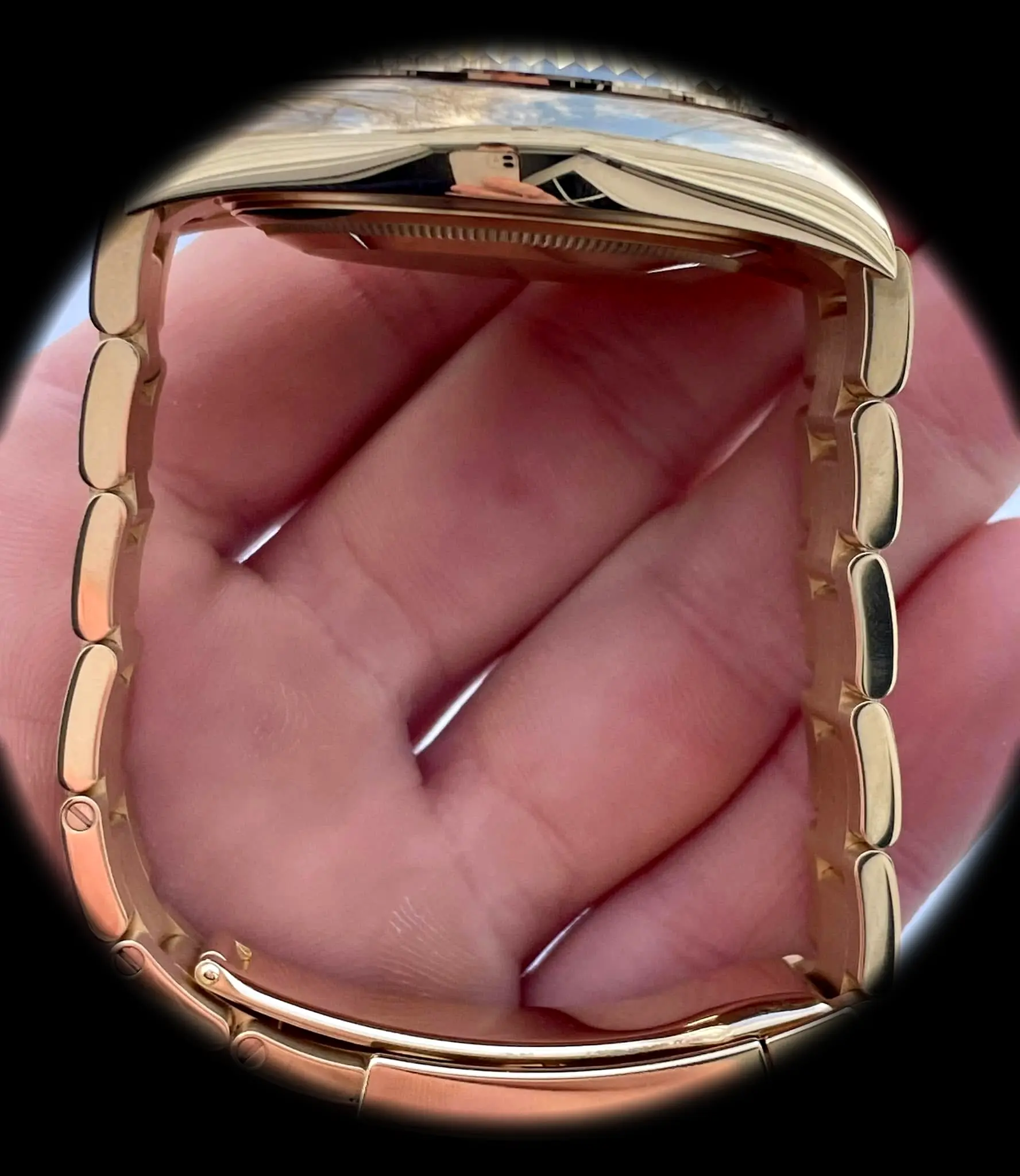 Rolex Sky-Dweller 336938 super clon, detalle de la pulsera Oyster